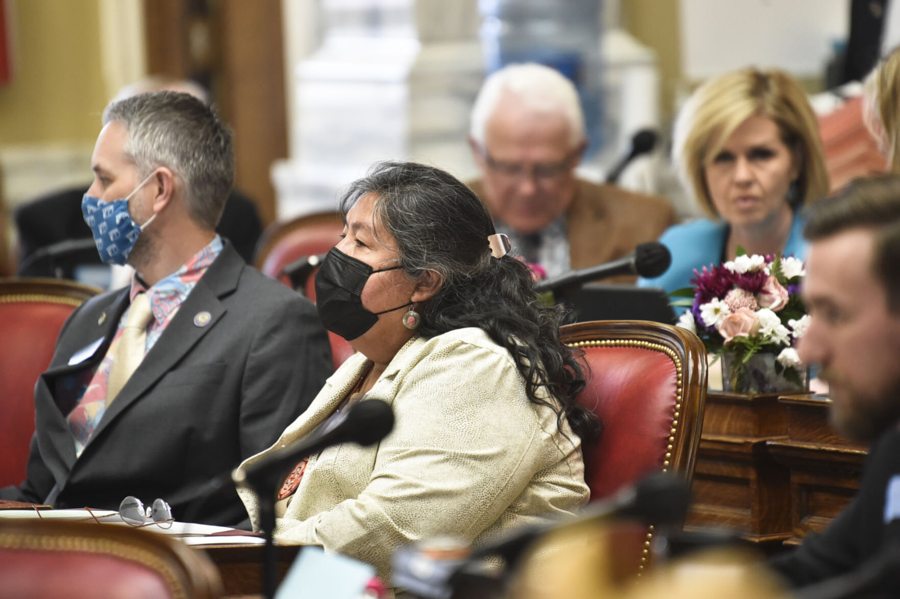 Rep. Sharon Stewart-Peregoy, D-Crow Agency,